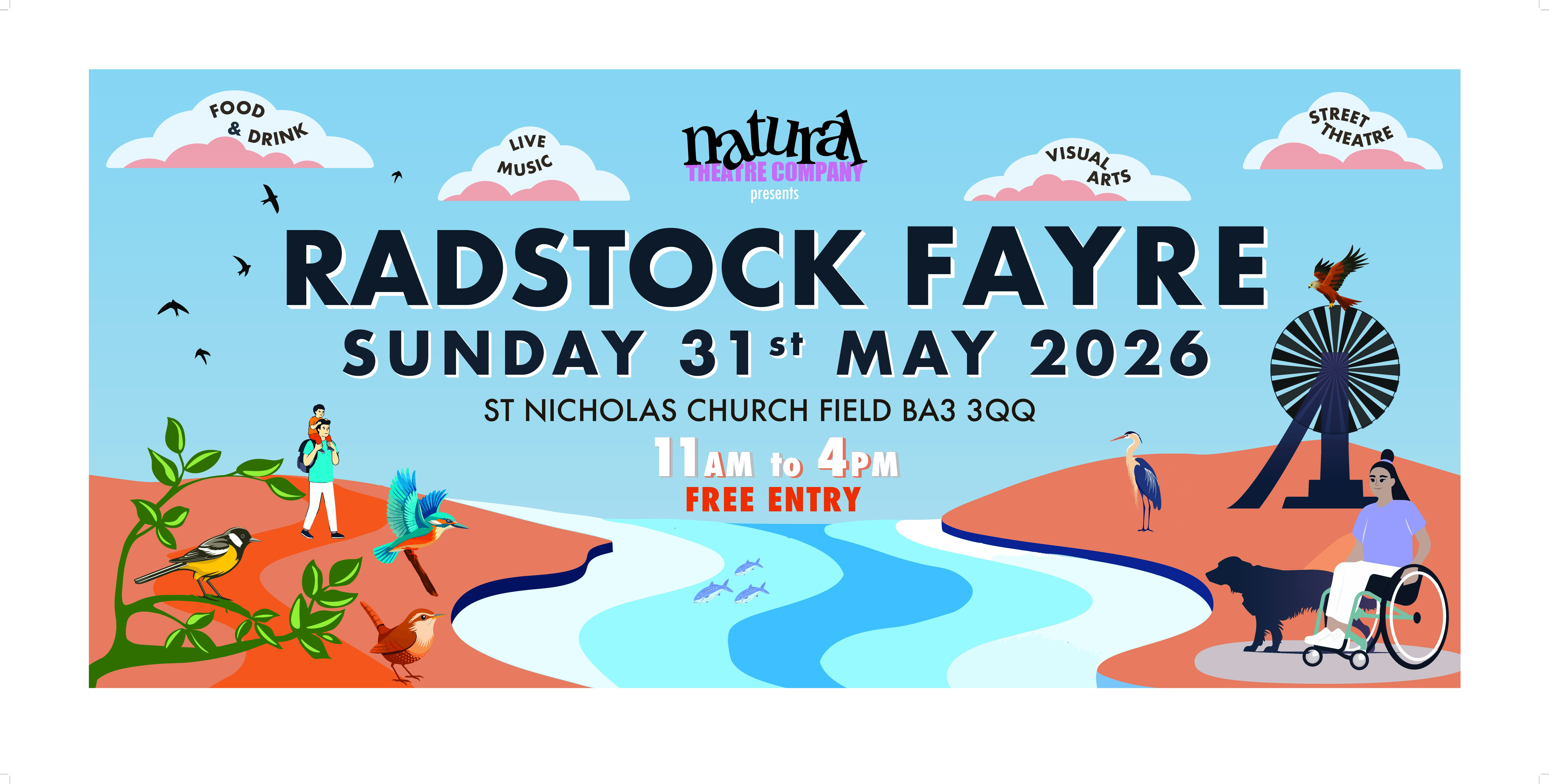 Radstock Fayre 2026 - CMYK - Banner